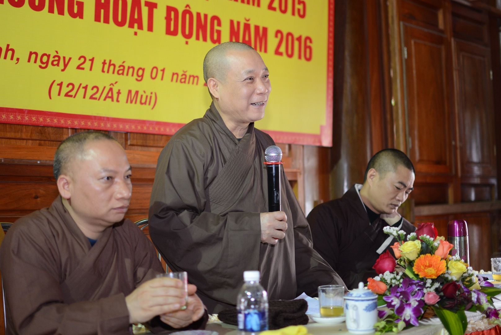 Hà Tĩnh: Hội nghị tổng kết công tác Phật sự năm 2015