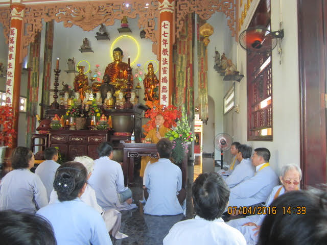 Chùa Thiên Bửu tổ chức khóa tu Bát quan trai kỳ III