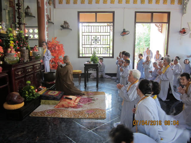 Chùa Thiên Bửu tổ chức khóa tu Bát quan trai kỳ III