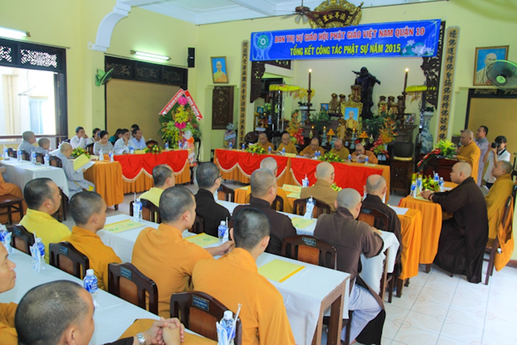 TP.HCM: Phật giáo quận 10 tổng kết Phật sự năm 2015