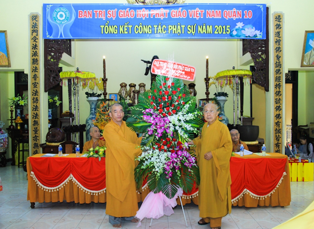 TP.HCM: Phật giáo quận 10 tổng kết Phật sự năm 2015