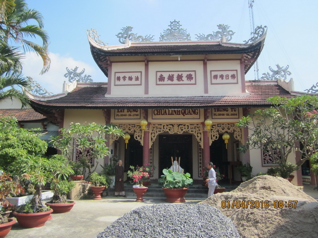 Lễ đặt đá xây dựng gác chuông chùa Linh Quang