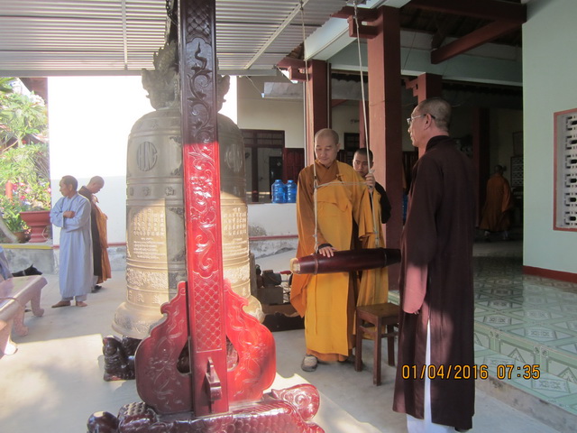 Lễ đặt đá xây dựng gác chuông chùa Linh Quang