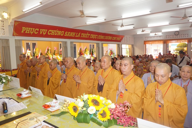 TP.HCM: Đai hội Phật giáo quận 10 nhiệm kỳ IX (2016 - 2021)
