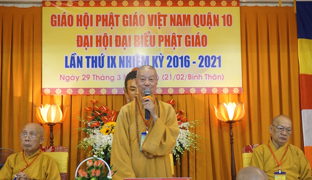 TP.HCM: Đai hội Phật giáo quận 10 nhiệm kỳ IX (2016 - 2021)
