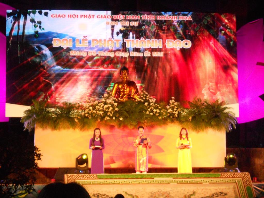Khánh Hòa: Chương trình Đại lễ Phật thành đạo PL.2559