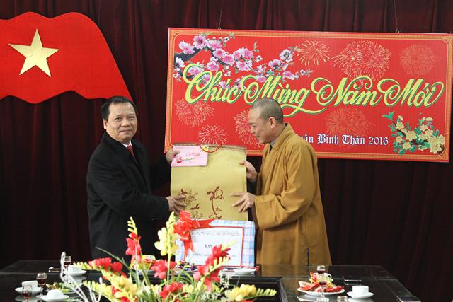 Phật giáo Thái Nguyên chúc tết các Sở, Ban, Ngành Tỉnh- Thành phố
