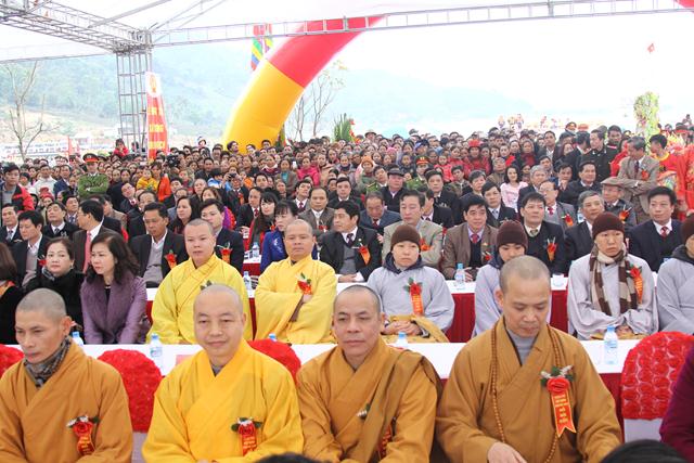 Thái Nguyên: Lễ động thổ khởi công xây dựng khu du lịch tâm linh Hồ Núi Cốc