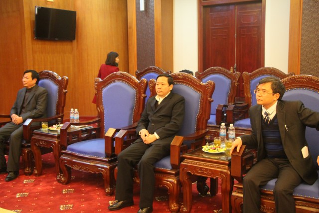 Thái Bình: Ban Trị Sự Phật Giáo tỉnh thăm, chúc Tết các cơ quan, dự hội nghị gặp mặt tôn giáo