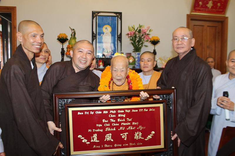 PG Đồng Tháp: Đại Thọ Bách Tuế Ni Trưởng TN. Như Ngọc