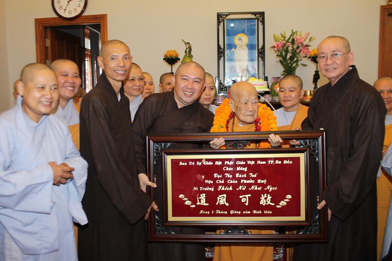 PG Đồng Tháp: Đại Thọ Bách Tuế Ni Trưởng TN. Như Ngọc