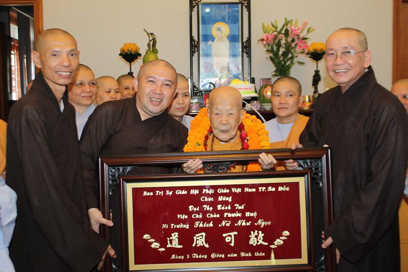 PG Đồng Tháp: Đại Thọ Bách Tuế Ni Trưởng TN. Như Ngọc