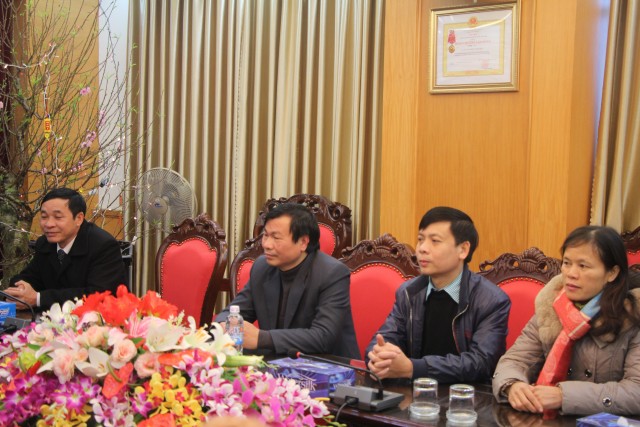 Thái Bình: Ban Trị Sự Phật Giáo tỉnh thăm, chúc Tết các cơ quan, dự hội nghị gặp mặt tôn giáo
