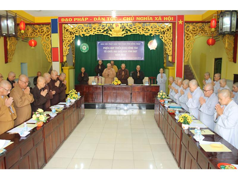 Đồng Tháp: Triển Khai Đại Giới Đàn Vĩnh Đạt 2016