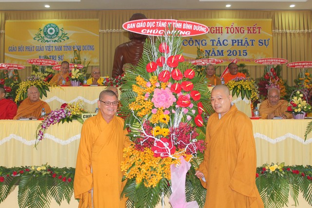 Bình Dương: Hội nghị tổng kết công tác Phật sự 2015