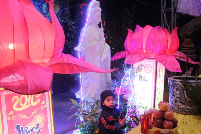 Thái Bình: Không khí đón xuân tại chùa Từ Xuyên