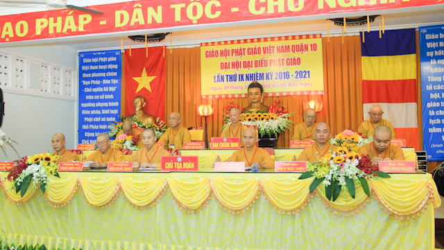 TP.HCM: Đai hội Phật giáo quận 10 nhiệm kỳ IX (2016 - 2021)