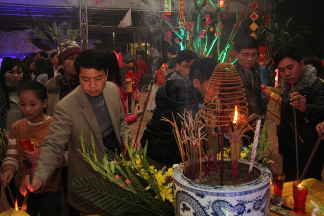 Thái Bình: Không khí đón xuân tại chùa Từ Xuyên