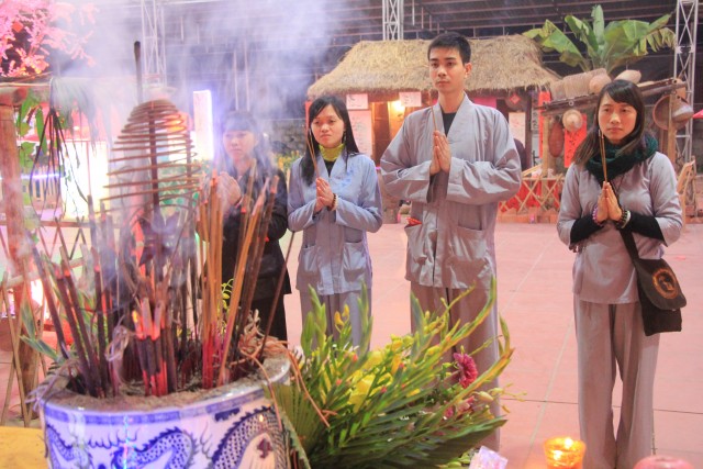 Thái Bình: Không khí đón xuân tại chùa Từ Xuyên