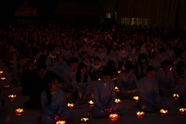 Thái Bình: Lễ hội hoa đăng vía Quan Thế Âm Bồ tát tại chùa Đại Bi