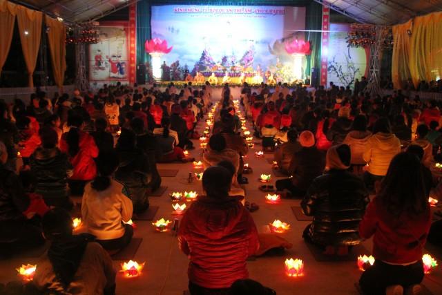 Thái Bình: Lễ hội hoa đăng vía Quan Thế Âm Bồ tát tại chùa Đại Bi