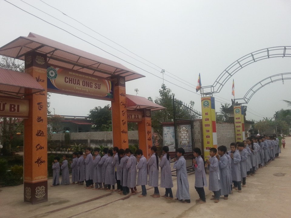 Triệu Sơn: Khóa tu Gieo Hạt Từ Tâm lần 2 năm 2016 tại chùa Ông Sư