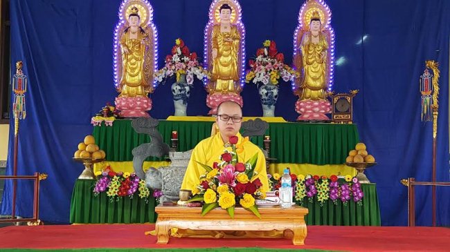 Nông Cống: Chùa Khánh Long tổ chức khóa tu Bát quan trai đầu năm