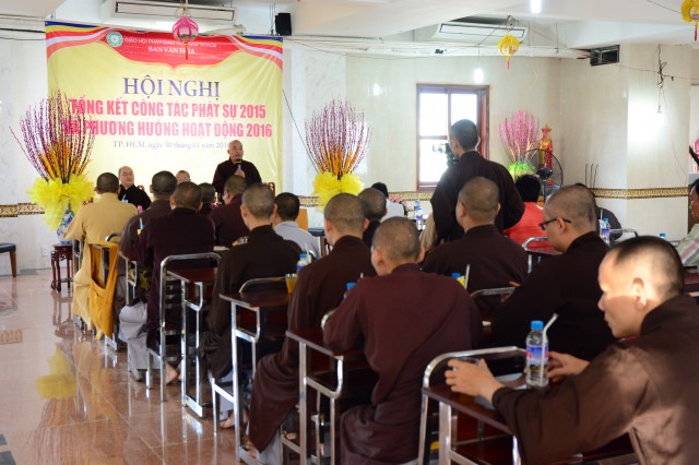 TP. HCM: Ban Văn hóa tổng kết công tác Phật sự 2015 và phương hướng hoạt động 2016