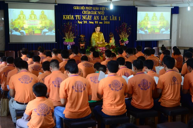 Chùa Giác Ngộ tổ chức khóa tu Ngày An Lạc lần 1