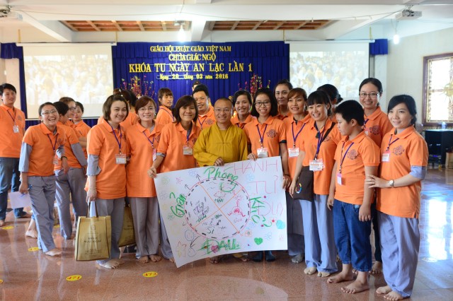 Chùa Giác Ngộ tổ chức khóa tu Ngày An Lạc lần 1