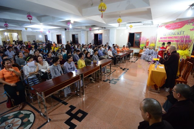 Chùa Giác Ngộ: Lễ tổng kết các hoạt động Phật sự 2015 và phương hướng Phật sự 2016