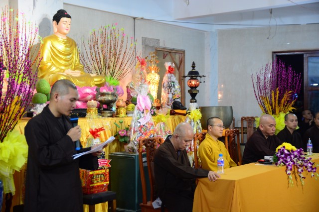 Chùa Giác Ngộ: Lễ tổng kết các hoạt động Phật sự 2015 và phương hướng Phật sự 2016