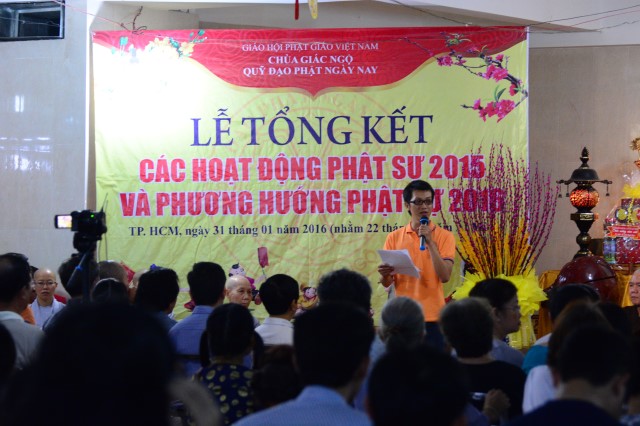 Chùa Giác Ngộ: Lễ tổng kết các hoạt động Phật sự 2015 và phương hướng Phật sự 2016