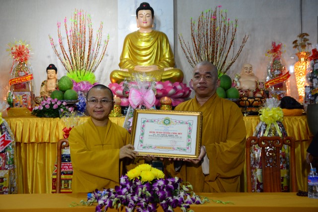 Chùa Giác Ngộ: Lễ tổng kết các hoạt động Phật sự 2015 và phương hướng Phật sự 2016