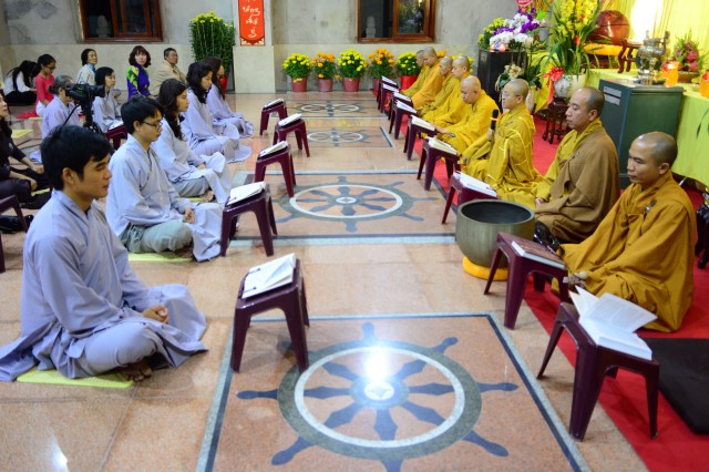 Chùa Giác Ngộ: Lễ đón giao thừa mừng xuân Bính Thân 2016
