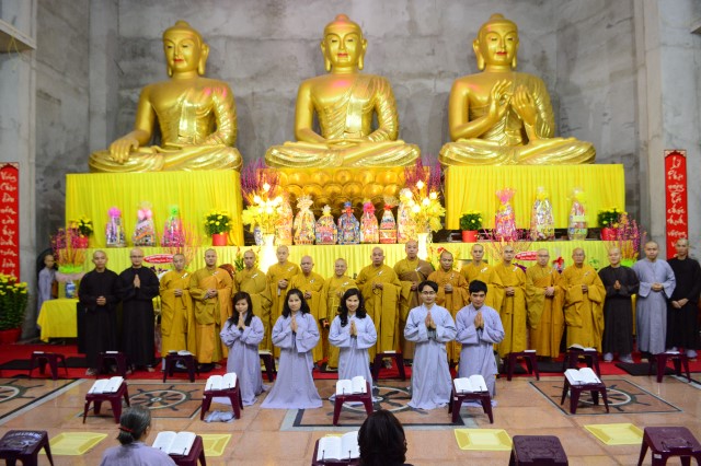 Chùa Giác Ngộ: Lễ đón giao thừa mừng xuân Bính Thân 2016