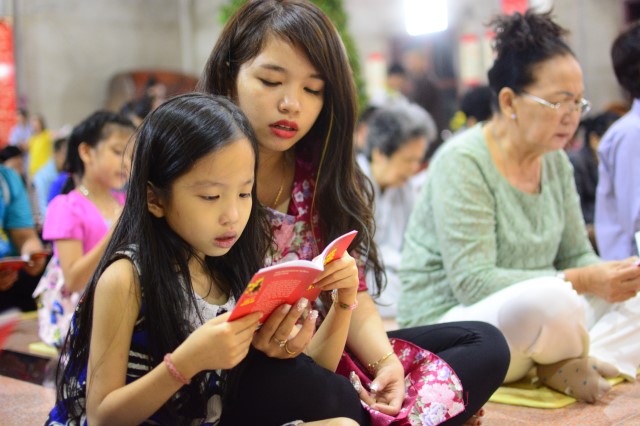 Chùa Giác Ngộ: Lễ đón giao thừa mừng xuân Bính Thân 2016