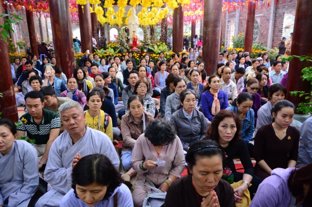 Chùa Giác Ngộ: 1000 Phật tử hành hương thập tự đầu năm Bính Thân 2016