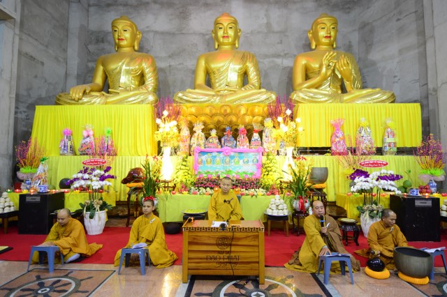 Chùa Giác Ngộ: Lễ quy y Tam Bảo đầu xuân Bính Thân 2016
