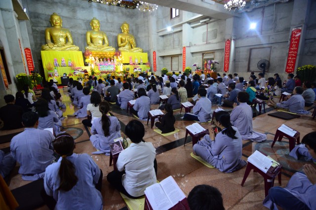 Chùa Giác Ngộ: Lễ quy y Tam Bảo đầu xuân Bính Thân 2016