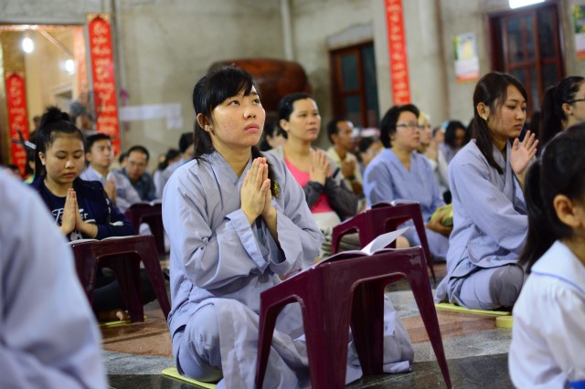 Chùa Giác Ngộ: Lễ quy y Tam Bảo đầu xuân Bính Thân 2016