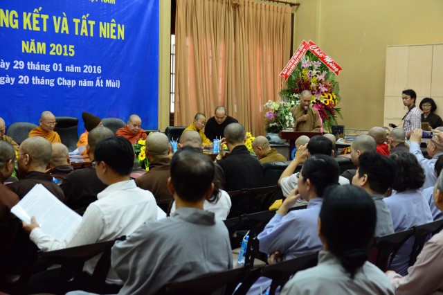 Viện Nghiên cứu Phật học Việt Nam tổ chức lễ tổng kết Phật sự 2015 và phương hướng hoạt động 2016