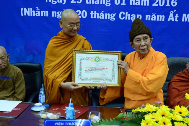 Viện Nghiên cứu Phật học Việt Nam tổ chức lễ tổng kết Phật sự 2015 và phương hướng hoạt động 2016