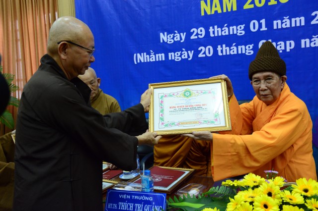 Viện Nghiên cứu Phật học Việt Nam tổ chức lễ tổng kết Phật sự 2015 và phương hướng hoạt động 2016