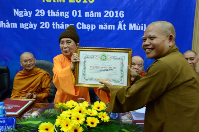 Viện Nghiên cứu Phật học Việt Nam tổ chức lễ tổng kết Phật sự 2015 và phương hướng hoạt động 2016