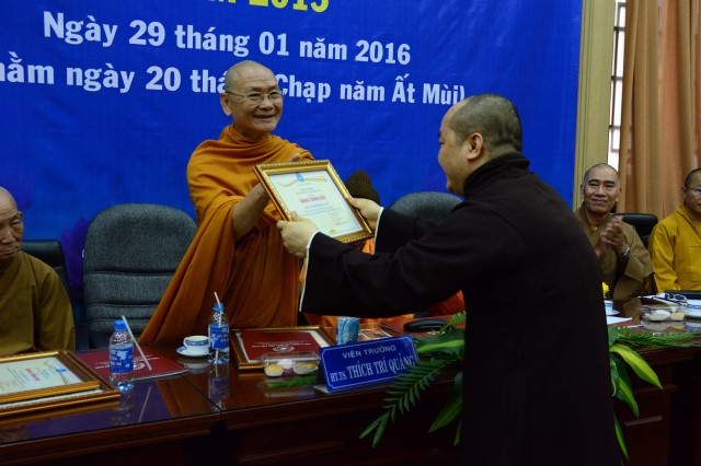 Viện Nghiên cứu Phật học Việt Nam tổ chức lễ tổng kết Phật sự 2015 và phương hướng hoạt động 2016