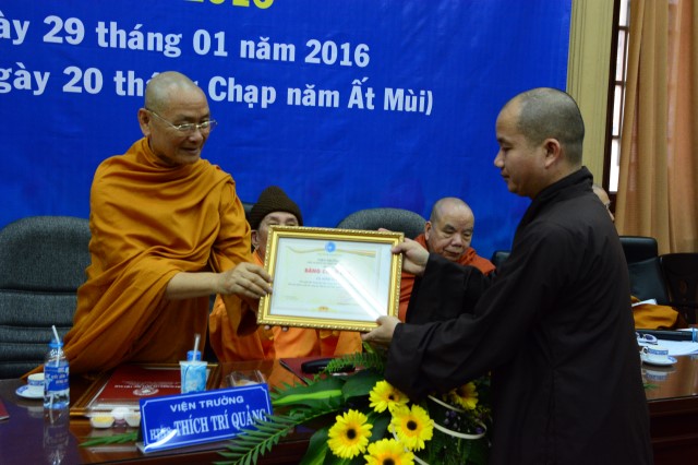 Viện Nghiên cứu Phật học Việt Nam tổ chức lễ tổng kết Phật sự 2015 và phương hướng hoạt động 2016