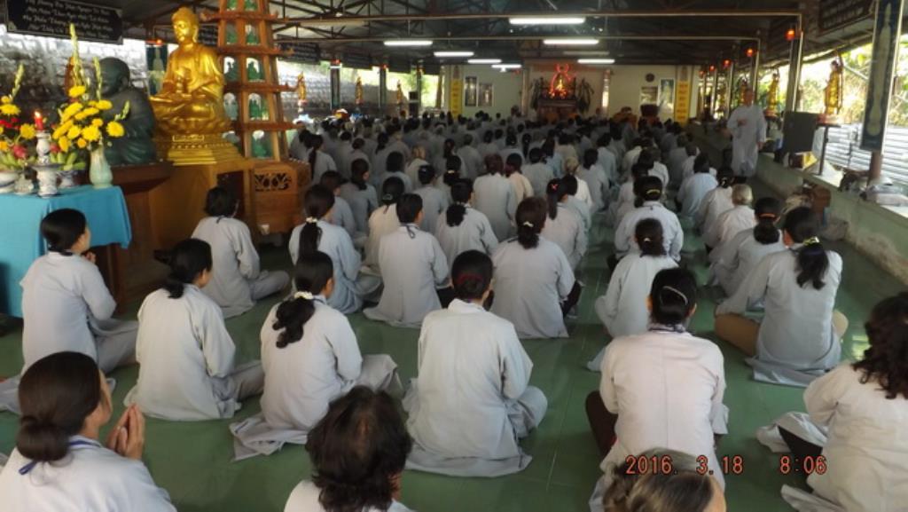 Chùa Linh Sơn Pháp Ấn: Khóa tu niệm Phật kỳ II năm 2016