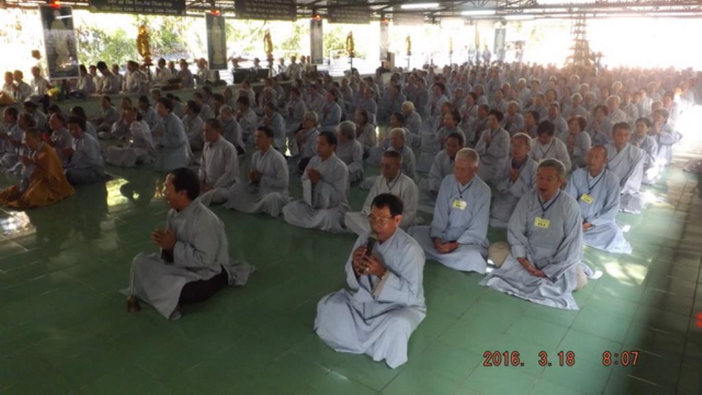 Chùa Linh Sơn Pháp Ấn: Khóa tu niệm Phật kỳ II năm 2016