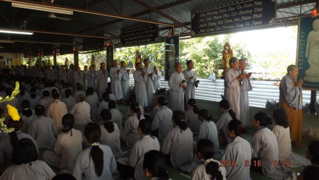 Chùa Linh Sơn Pháp Ấn: Khóa tu niệm Phật kỳ II năm 2016